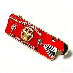 Pin de recuerdo de matrícula de aluminio personalizado, insignia esmaltada impresa en serigrafía, acabado brillante, regalo universal para exhibición - Product Image 4