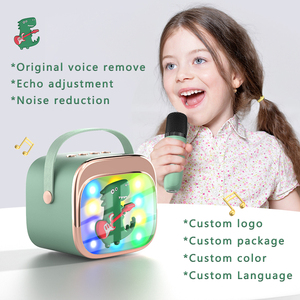 Mini Cầm Tay Kép Microphone Set Cho Bán Loa Woofer PA Loa Aktif Cho Bluetooth Karaoke Dành Cho Người Lớn Trẻ Em Với 2 Không Dây Mic - Product Image 2