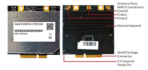 Módulo WiFi QCA9880 <span class=keywords><strong>Compex</strong></span> WLE900V5-27 ESD de Banda Única de 5 GHz 3x3 MIMO 802.11ac Mini PCIe 1.2 - Product Image 3