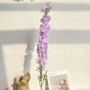 Fleurs artificielles Flying Swallow en soie, roses blanches, rouges et violettes claires, pour décoration de mariage, de maison et photographie en extérieur - Product Image 5