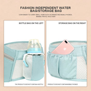 Multifunctional Baby <strong>Carrier</strong> with <strong>Hip</strong> Seat with Bottle Holder Ergonomic Baby <strong>Carrier</strong> Wrap for Newborns to <strong>Toddlers</strong> Hands-Free - Product Image 3