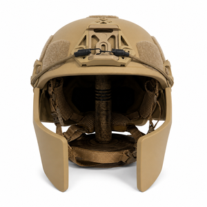 Casco Táctico FAST de Alto Rendimiento — Casco de Cobertura Total de PE y Fibra de Aramida con Protección para Orejas y Mandíbula — Calidad Profesional - Product Image 3