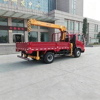 Grue montée sur camion Dayun de 5 tonnes, caisse de chargement modifiable, modes de commande multiples, mini-grue pour l'exportation en Asie du Sud-Est