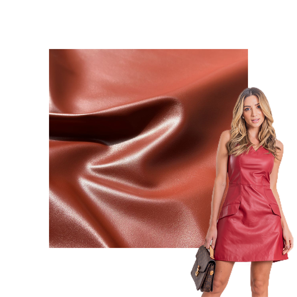 Wholesale High Quality Waterproof Faux Synthetic Ecological Pu Leather Fabric for Garments
