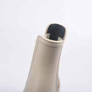 Bottes de <span class=keywords><strong>pluie</strong></span> pour femmes en PVC à semelle épaisse, couleur <span class=keywords><strong>beige</strong></span> clair - Product Image 6
