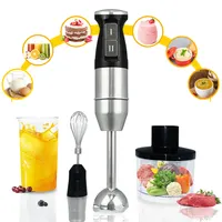 Multi Speed Rvs Elektrische Stok Food Mixer Machine Set Commerciële Draagbare Onderdompeling Hand Held Blender Voor Keuken