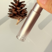 Tubes de brillant à lèvres de luxe 6 ml avec pinceau, dégradé mat argenté, logo personnalisé, conteneur vide pour brillant à lèvres, matériau ABS
