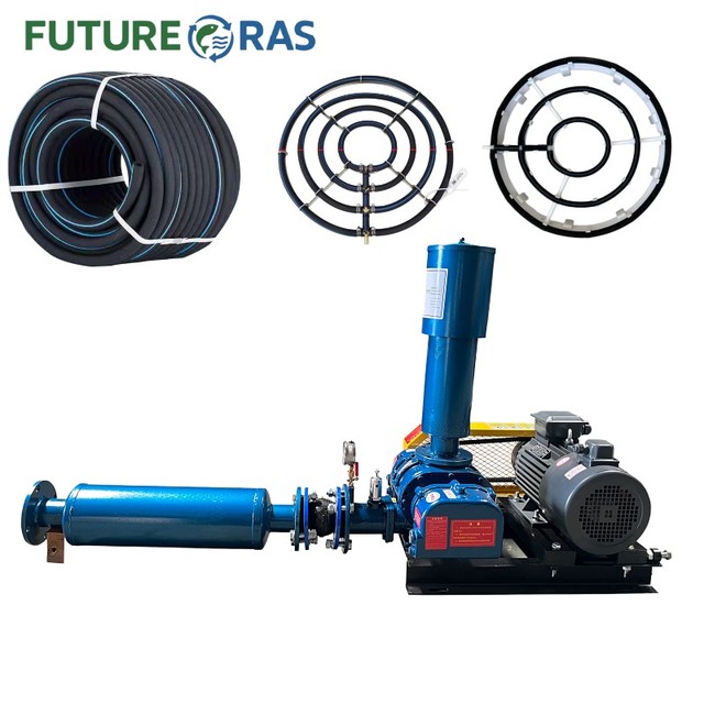 Fish Farming Pond Oxygen Supply Machine Pool High Efficiency Pump Aerator 2hp Aquaculture Three-leaf Roots Blower