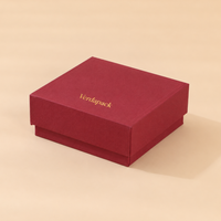 Boîte à bijoux rigide personnalisée, boîte cadeau de luxe pour bijoux avec logo en feuille d'or, plusieurs couleurs pour bagues, boucles d'oreilles, colliers
