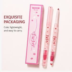 Crayon à lèvres crémeux nude waterproof, vegan, anti-transfert, pour maquillage quotidien, avec logo personnalisé - Product Image 1