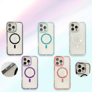 Coque de téléphone portable premium en aluminium pour 16 modèles avec anneau magnétique - Product Image 1