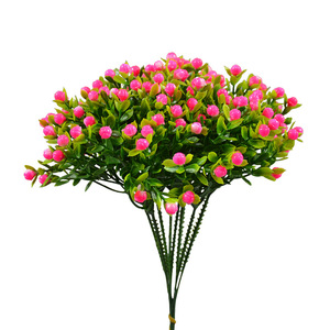 Arrangement de fleurs artificielles Dongchen Crafts, fleurs en soie de 10 cm à 30 cm, décoration d'intérieur, style nordique, bouquet en plastique - Product Image 5