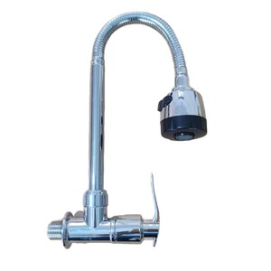 صنبور حوض مطبخ عصري أحادي التبريد بتصميم كلاسيكي مدمج بالجدار - Product Image 1