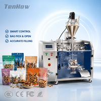 Machine de remplissage et de scellage automatique intelligente industrielle en acier inoxydable pour sachets préformés, pour noix et fruits secs
