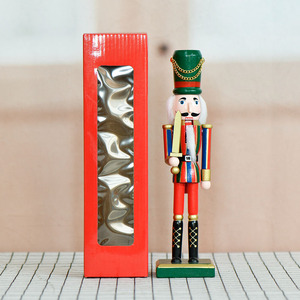 Ornements <span class=keywords><strong>de</strong></span> Noël occidentaux sur le thème des soldats, décoration rustique <span class=keywords><strong>de</strong></span> Noël, casse-noisette décoratif d'intérieur pour les fêtes - Product Image 1
