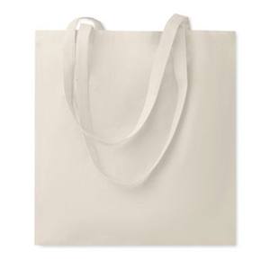 Sac de courses en coton Cottonel 180gr Beige moyen avec poignée épaule pour les courses - Product Image 1