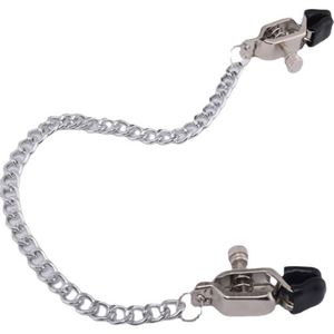Pinces à tétons réglables, pinces de robe, pinces pour mamelons, lèvres et clitoris avec chaîne métallique, outil sexuel pour couple, <span class=keywords><strong>BDSM</strong></span> adulte - Product Image 1