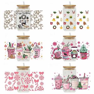 Pegatinas de Transferencia UV de Doble Cara para PVC, Duraderas, Personalizadas, con Diseño de Astronauta Espacial y Dibujos Animados, para Envolver Tazas y Vasos - Product Image 2