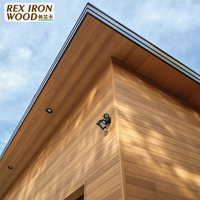 Panneau de façade composite aluminium-plastique anti-rouille pour villa moderne - Résistant aux intempéries, au sel et aux alcalis, aspect bois réaliste, durable