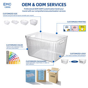 Contenedor de Almacenamiento de Plástico Industrial, <span class=keywords><strong>Caja</strong></span> Organizadora Apilable para Piezas y Herramientas de Almacén - Product Image 5