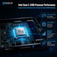 Serveur Rack 1U Dell PowerEdge R260 pour le calcul cloud en périphérie, la virtualisation légère et les serveurs ROBO