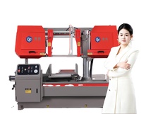 Machine à scier à ruban horizontale pour métaux, machine à couper les tuyaux en acier renforcé, personnalisée par les fabricants.
