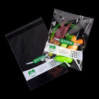 Microgeperforeerde, hersluitbare, duurzame plastic groente- en fruitzak met opdruk van aangepast logo, voor langdurige versheid.