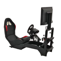 Promotion Exceptionnelle : Cockpit de Course Simulateur F1 avec 6DOF Incluant Châssis de Jeu de Conduite, Rig de Simulation et Support Moniteur Simple sur Pied