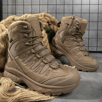 Vente directe d'usine, bottes tactiques de haute qualité pour hommes, bottes de randonnée de loisirs en plein air