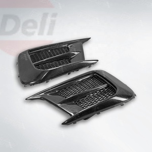 Pour Subaru Impreza WRX STI S4 VAB VAF 19 et plus, pare-chocs avant en fibre de carbone, couvre-phare antibrouillard latéral, état neuf, décoratif - Product Image 3