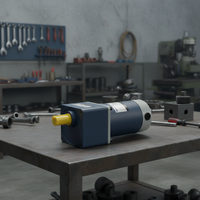 Moteur à induction monophasé haute efficacité SOBG 24V 1800 tr/min à longue durée de vie pour machine à masques