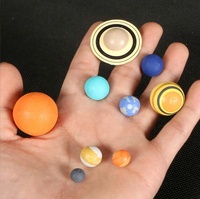 9 pièces Simulation du système solaire plastique système de planète cosmique modèle d'univers figurines matériel d'enseignement Science jouets éducatifs