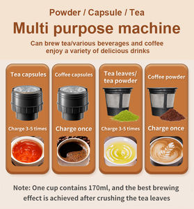 Extractor de Café Portátil 2 en 1, Preparación Rápida con un Clic, Uso Dual para Auto y Hogar, para Café, Té y Cápsulas - Product Image 6