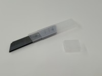 Lame de couteau utilitaire de 18mm, en acier au carbone, économique, Design personnalisé