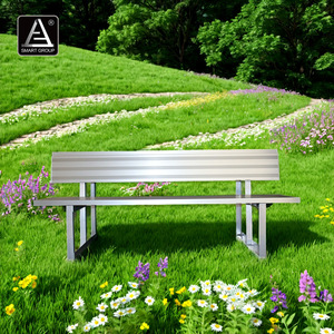 Comedor personalizado, comedor, muebles de exterior, Banco de aluminio, asiento, jardín, Picnic, juego de mesa y silla de aluminio, Banco de mesa de comedor - Product Image 3