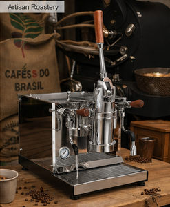 Máquina de Espresso Profesional Comercial de Estilo Italiano con Palanca, Pantalla LCD y Control PID - Product Image 4