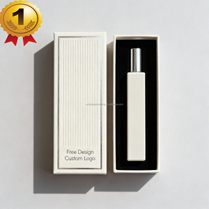 Biodegradable Recycled Materials Custom Logo UV Perfume Set <b>Box</b> 50Ml Luxury Paper Drawer <b>Box</b> with Insert Filing - Product Image 4