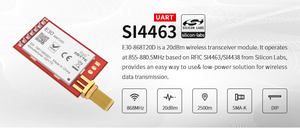 โมดูล Ebyte WirelessHart โซลูชัน IoT โมดูลรับส่งสัญญาณไร้สายระยะไกล 868 MHz สำหรับการควบคุมไร้สายในอุตสาหกรรม - Product Image 6
