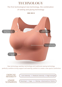 <span class=keywords><strong>Reggiseno</strong></span> sportivo senza cuciture di fabbrica con ferretto biancheria intima molto sottile <span class=keywords><strong>reggiseno</strong></span> Yoga - Product Image 6