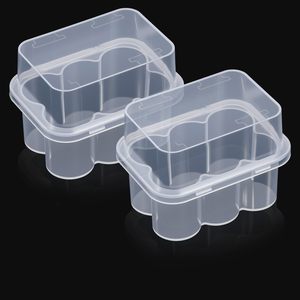 Boîte de 4 flacons de 3 ml pour peptides, conteneur transparent pour poudre lyophilisée, support pour 4 flacons de 3 ml, boîte de rangement en plastique pour vaccins - Product Image 5