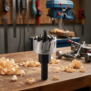 Sierra perforadora HSS de 38 mm, fabricada en Italia, para taladrar madera y metal. - Product Image 3
