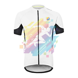 Maillot de cyclisme pour hommes, respirant et personnalisé avec fermeture éclair, nouvelle collection, - Product Image 3