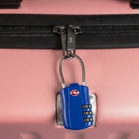 Cadenas à combinaison réinitialisable Premium TSA-527, antivol robuste pour écoles, dortoirs et armoires de bureau