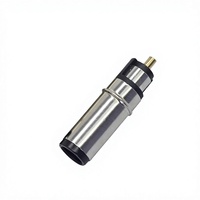 ZX Venta Directa de Fábrica 7406DC 27.0 Conector DC de Níquel Plateado con Goma Negra PBT y Cobre Ecológico, Pin Central Chapado en Oro