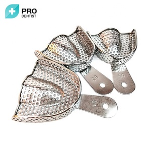 CE certificati tedesco ortodontico autoclavabile dentale GDC impressione vassoi edentula denti perforati strumenti chirurgici dentali - Product Image 6