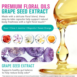 Acentiallabs soutient la fraîcheur toute la journée, éliminateur d'odeurs corporelles en gélules, favorise le bien-être émotionnel, déodorant corporel en capsules, gélules - Product Image 3