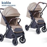 6530 Nouvelle poussette portable multifonction pliable et légère Kidilo pour bébés, chariot de voyage, vente en gros Chine