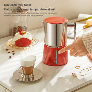 220v électrique mousseur à lait vapeur chauffage rapide mousseur chauffage bricolage Latte Cappuccino cafetière WiFi caractéristique Linux opération - Product Image 2