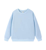 Sans logo ni étiquettes, stock et services OEM/ODM disponibles. Sweat-shirt à col rond 330g, pull décontracté rétro ample uni pour homme