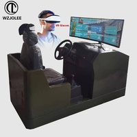 Modèle VR de simulateur de conduite automobile personnalisable Qiaoli pour les plates-formes de véhicules d'entraînement aux accidents de la circulation équipement éducatif
